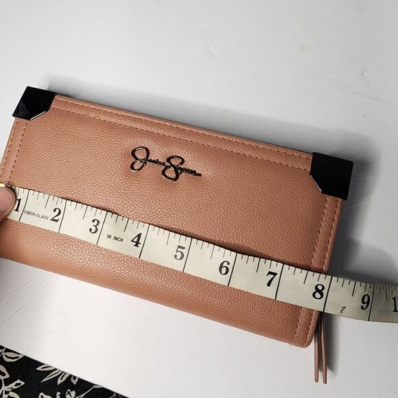 Jessica Simpson Wallet Billfold Clutch Blush - Picture 4 of 6